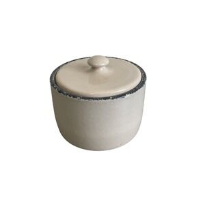 Ceramic Jar with‎ Lid, Decorative Container, Kitchen Storage, Beige